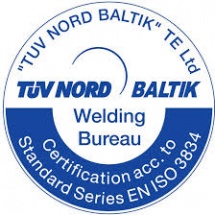 TUV NORD BALTIK certyfikat
