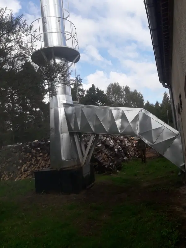 Remont sekcji I komina w Podborsku